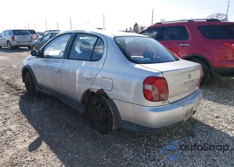 2000 Toyota Echo из США, поврежденный, VIN JTDBT1232Y0098134